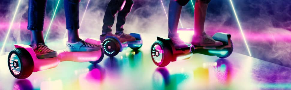 SWAGBOARD T580 WARRIOR BLUETOOTH HOVERBOARD W/ GROUND FX & “INFINITY” WHEEL LIGHTS