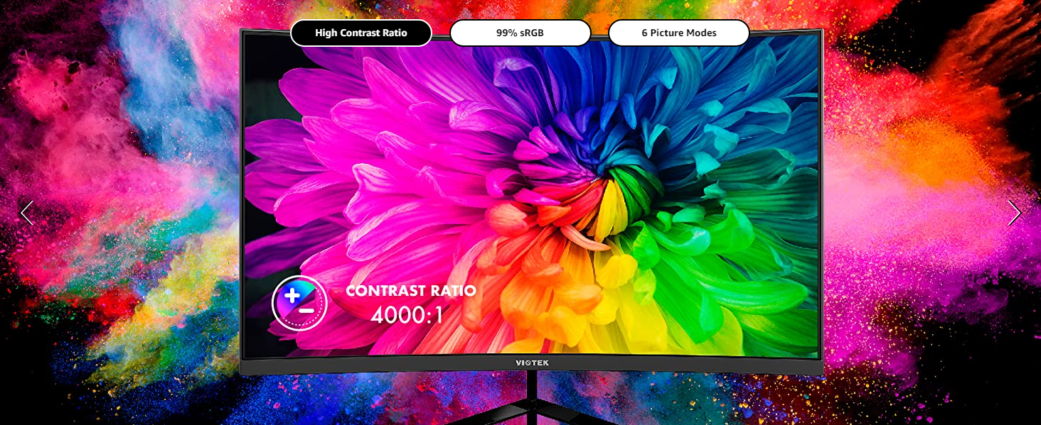 High Contrast Ratio